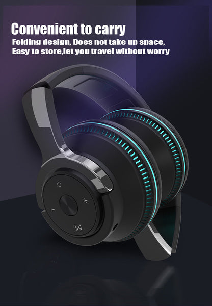 Ninja Dragon TX-Alpha Trådlöst Gaming Headset med Bluetooth 5.1 & RGB-ljus